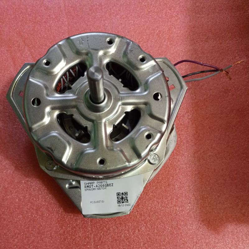 Original Dinamo Spin Pengering Mesin Cuci 2 Tabung Sharp RMOT-A266QBEZ