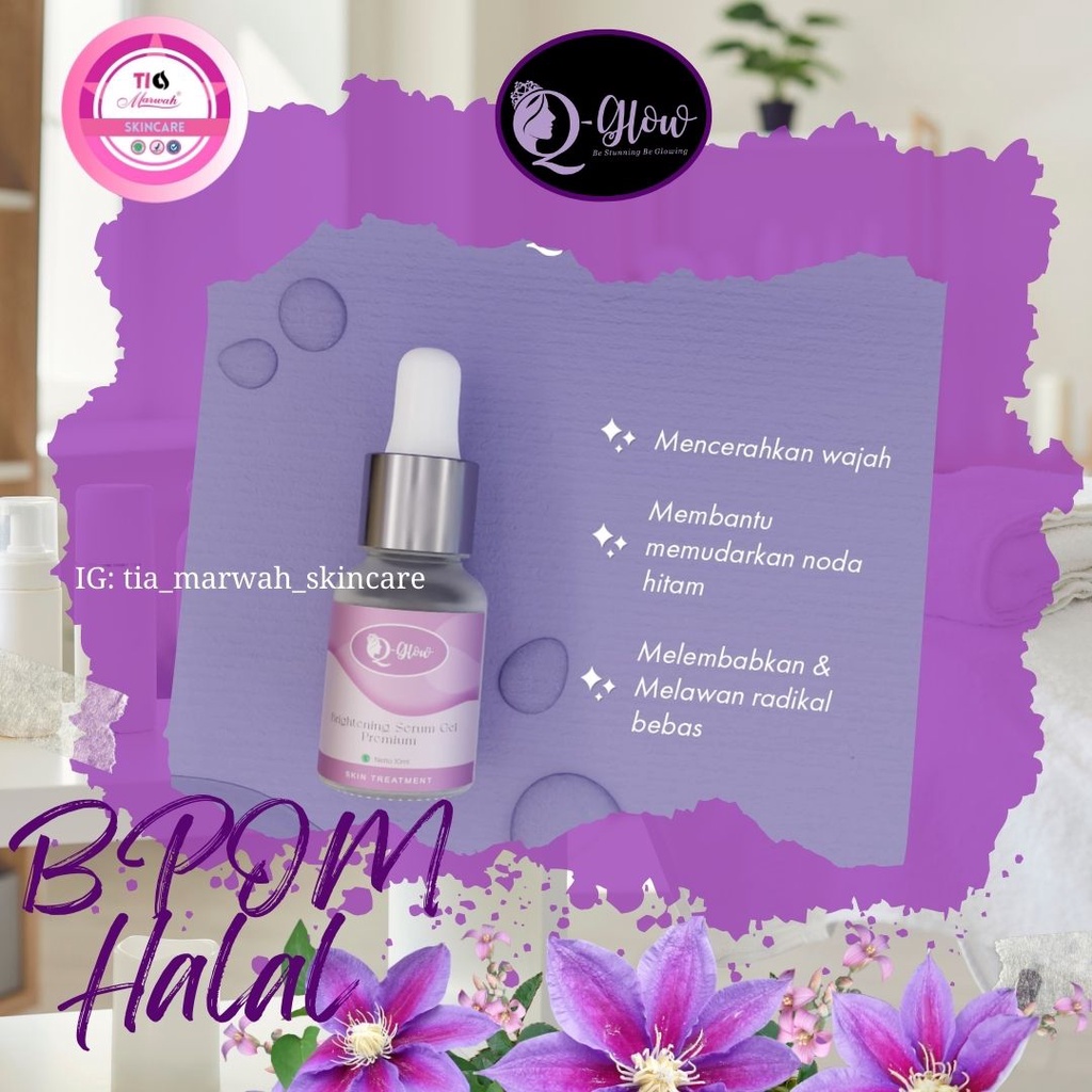 Q-Glow Brightening Serum Gel Premium