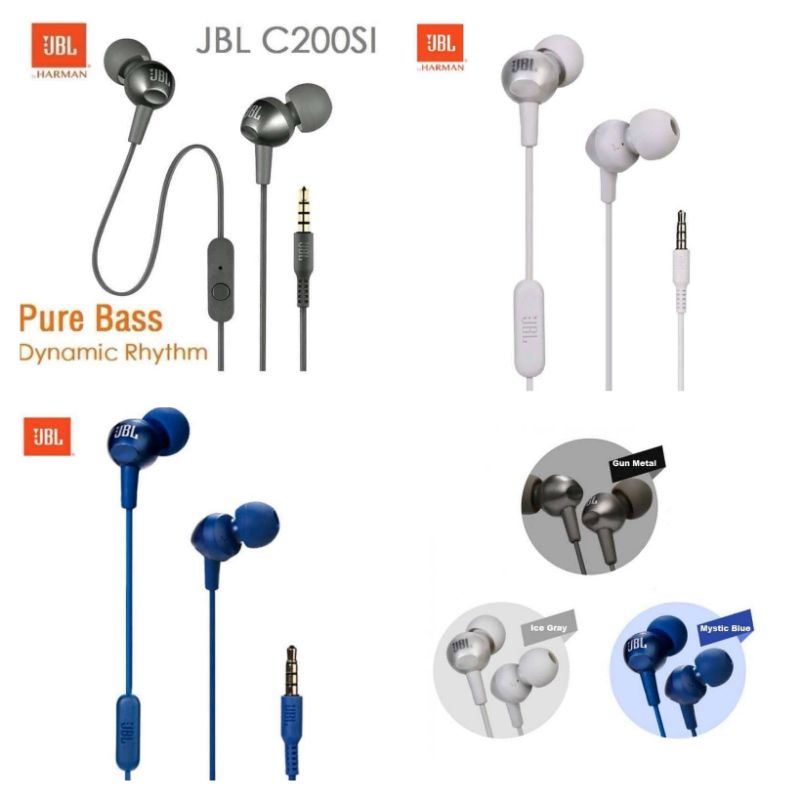 JBL C200SI Harman Pure Bass In Ear Headset