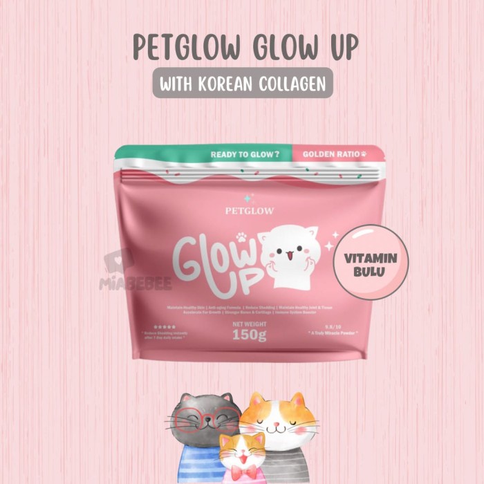 PETGLOW GLOW UP WITH KOREAN COLLAGEN/VITAMIN BULU KUCING