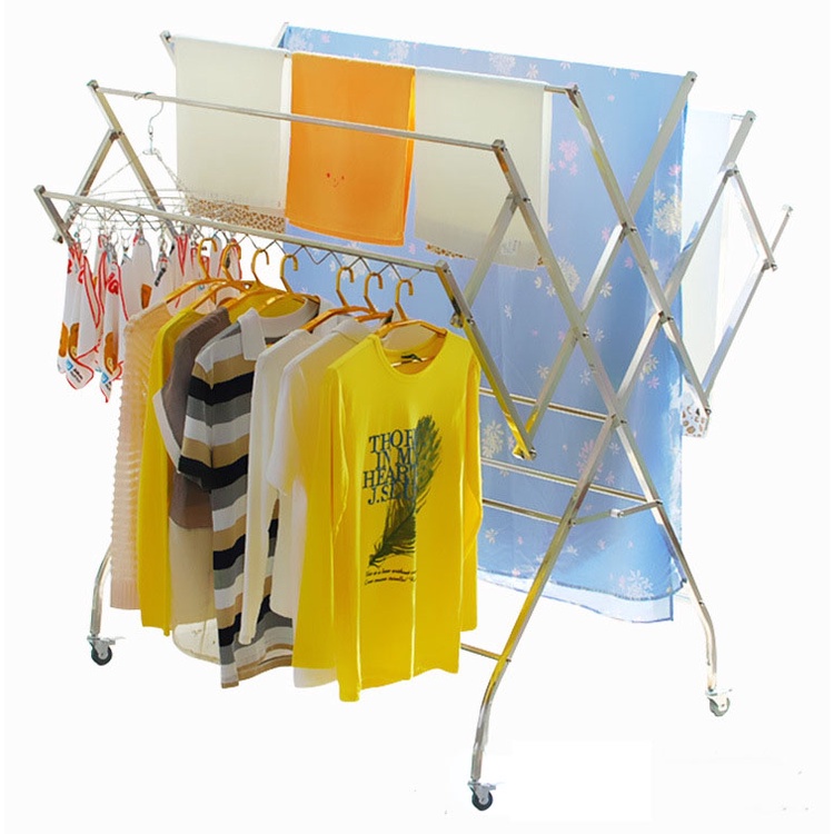 KAGK Jemuran Baju Lipat Jemuran Stainless steel/ Jemuran Hanger Jemuran Handuk Pakaian Baju