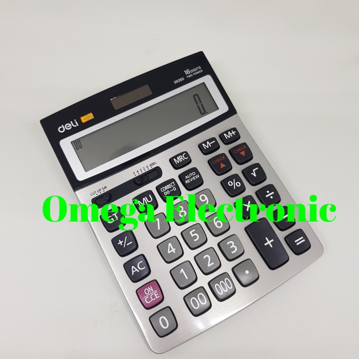 

PRODUK TERBATAS Deli 39265 Calculator Check & Correct Desktop Kalkulator 16 Digits