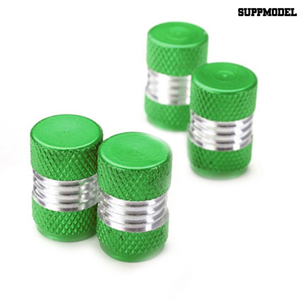 [Dekorasi] 4pcs/set Universal Aluminium Alloy Warna Cerah Tutup Batang Katup Angin Ban Ban