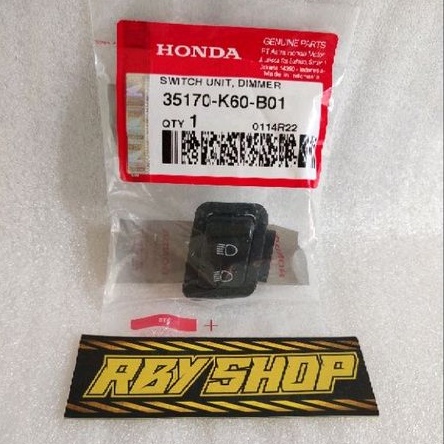 Saklar Lampu Jauh Dekat/Switch Unit Dimmer Vario 125 LED Original Honda