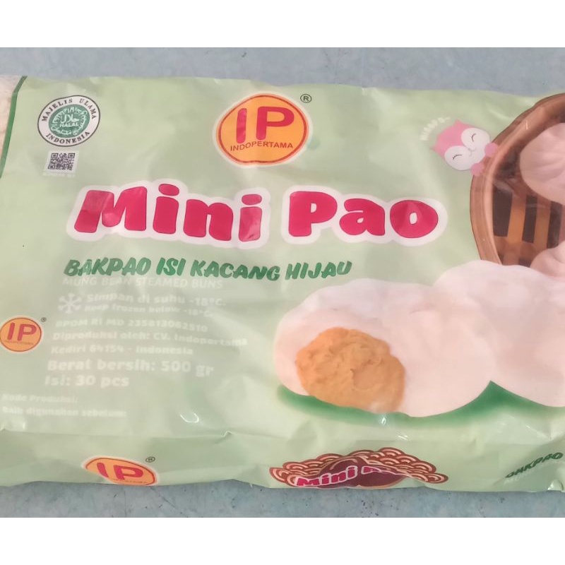 IP mini pao isi kacang ijo 30pcs