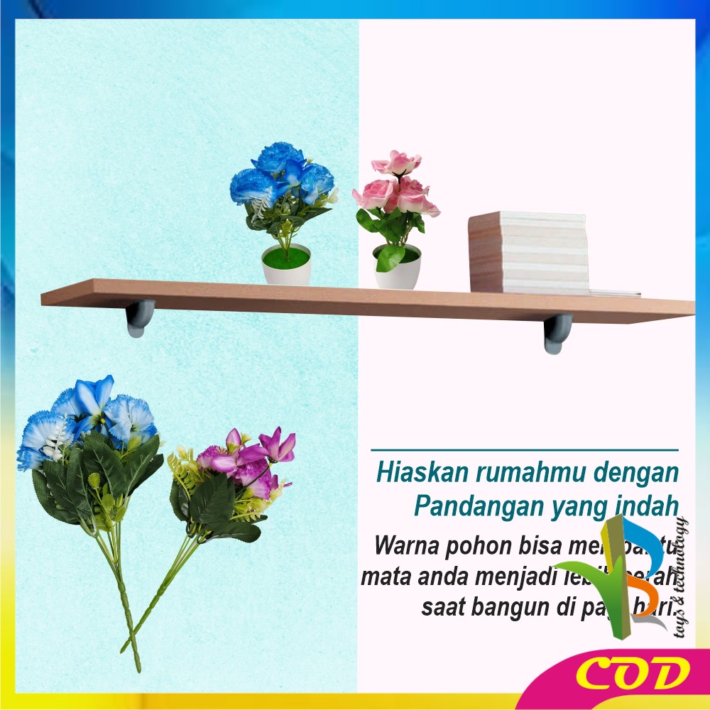 RB-C682 C684 Pot Tanaman Bunga Lily Artificial Dekorasi Rumah / Tanaman Hias Plastik Pot Bunga Hias Bunga Artifisial Dekorasi