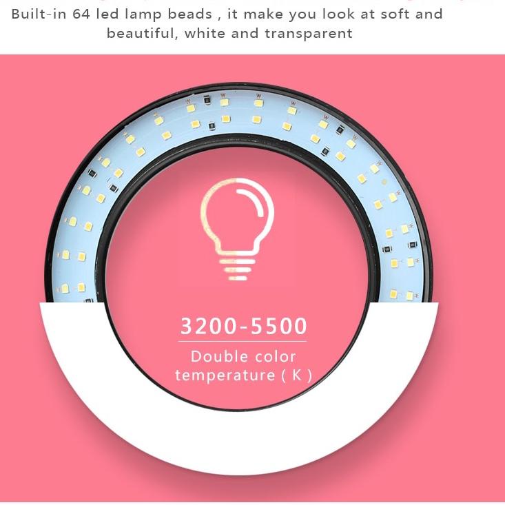 Harga Irit Selfie Ring Light 10&quot;inch 26cm Lampu Ring LED Soft Light Premium R26