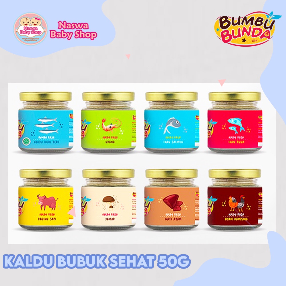 

Bumbu Bunda By Elia Kaldu Bubuk Sehat MPASI Bayi Non MSG 50g