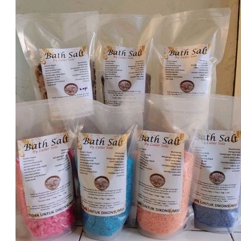 (1300gr) 1,2 KG Bath Salt Foot Salt Garam Mandi Kaki Spa  Ekonomis Aromaterapi Pas Buat Reseller