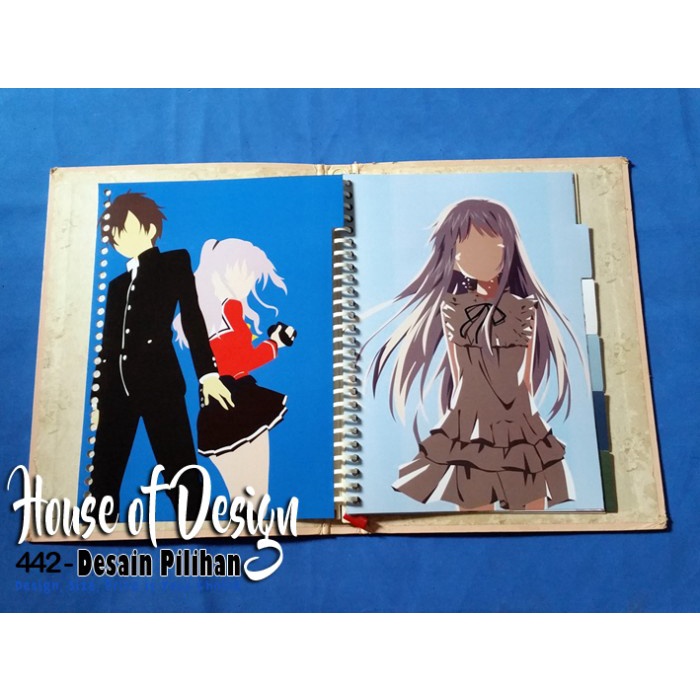 

PEMBATAS ANIME BINDER 26 RING UKURAN B5 1 SET 6 LEMBAR MURAH