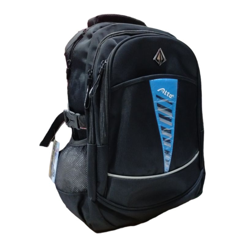 Tas ransel laptop Alto original bahan nylon polyester free rain cover