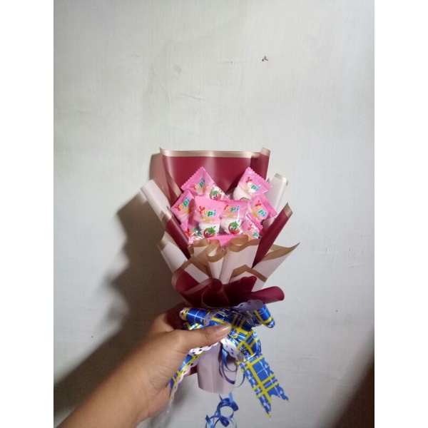 

Mini Bouquet || mini buket || buket Permen || buket yupi || hadiah anak || buket murah