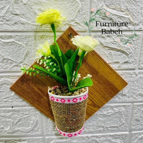 BUNGA KUBIS PLASTIK CUP TEMPEL DINDING