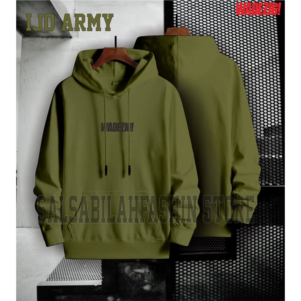 TERMURAH !! COD Jaket Sweater Hoodie Pria Distro wadezigOriginal Big Size Jumbo M - L-XL-XXL