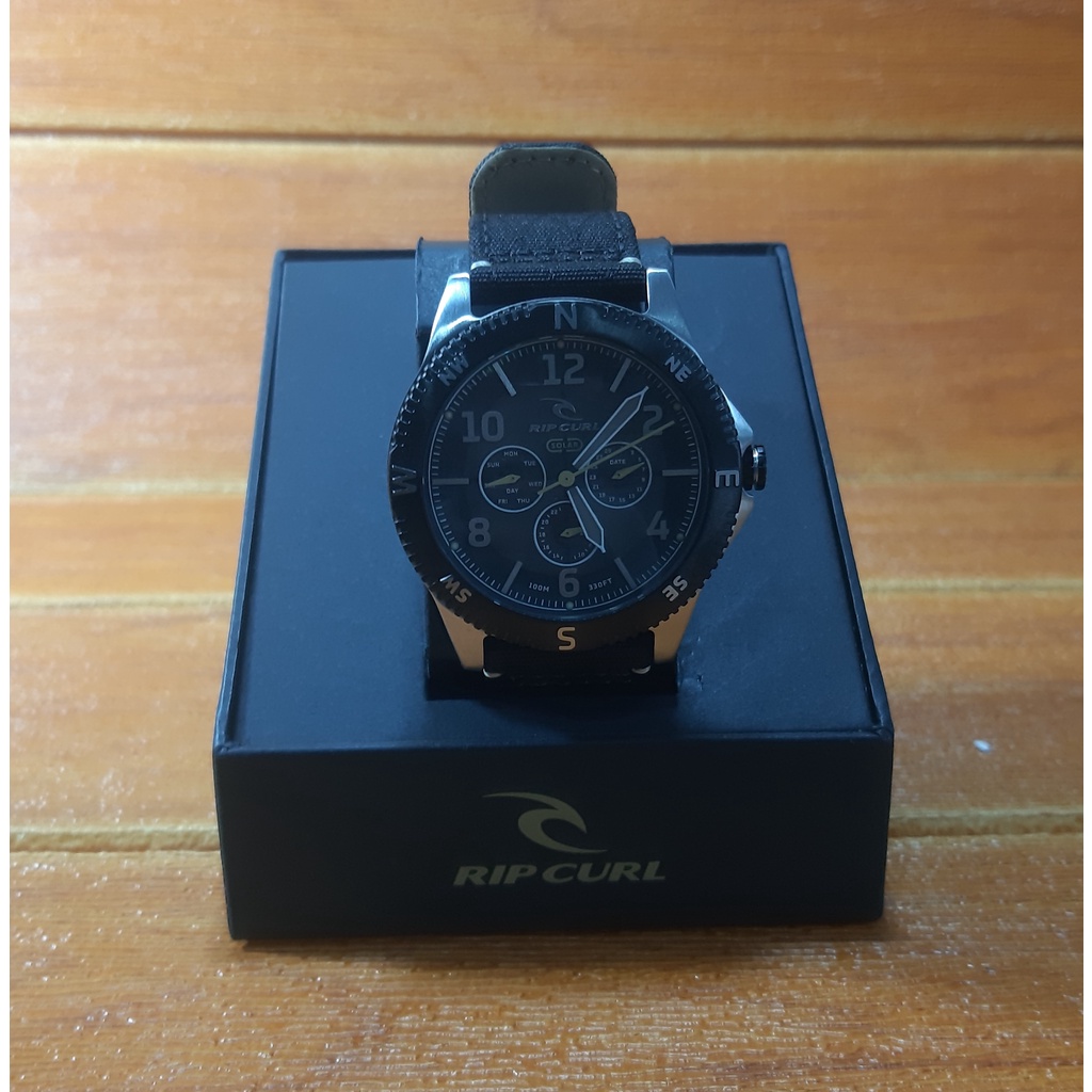 Jam Tangan Ripcurl Pria Original A22 Expedition solar A3316-90 Black