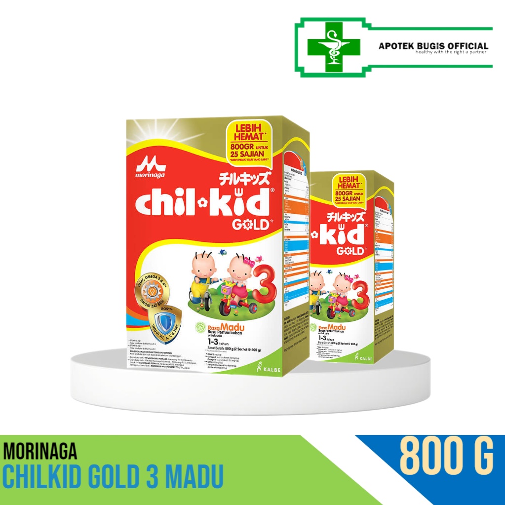 chil kid gold madu 800g susu formula pertumbuhan anak usia 1-3 tahun