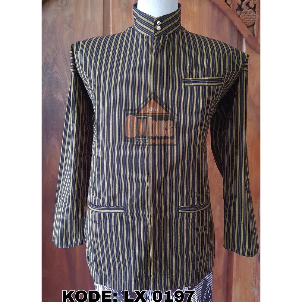 Surjan Lurik Kalijogo KODE: LX 0197 ||Motif Lurik||Baju Tradisional||JavaOmbus||