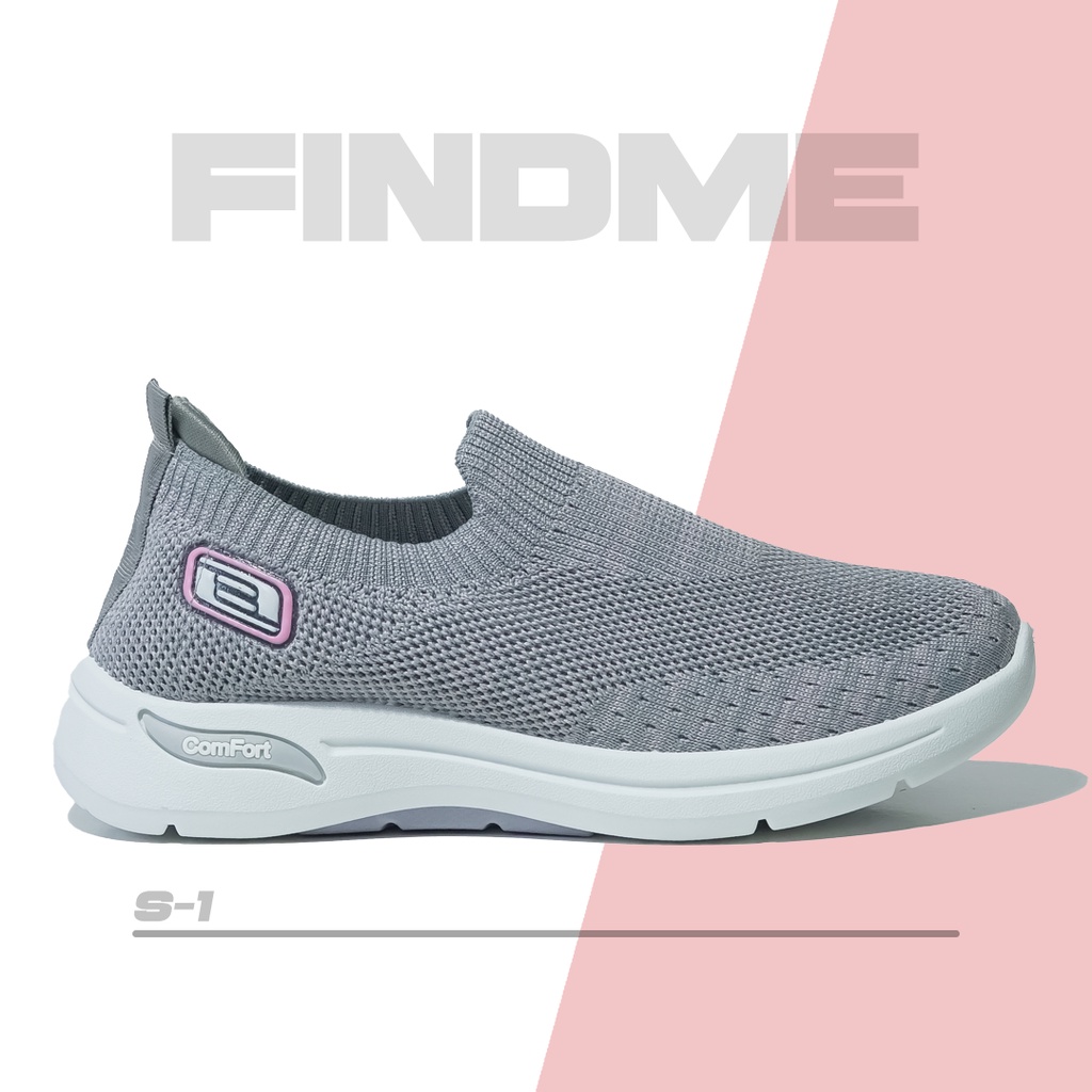 SEPATU SNEAKERS WANITA CASUAL NYAMAN OLAHRAGA ELASTIS ANTI SLIP SOLE KARET IMPORT LARI S1 TUA MUDA
