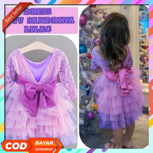 Baju Rok Anak Cewek Balita Mewah Gaun Ulang Tahun Kostum Anak Minidres Perempuan Dres Tanggung Anak 