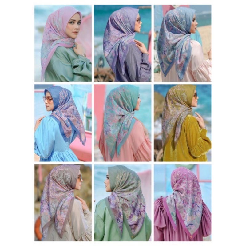 Buttonscarves voal reguler mermaid lavender