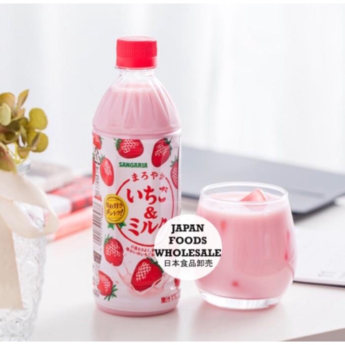 

Sangaria Strawberry And Mild Drink 500Ml / Susu Jepang / Minuman Impor Best Seller