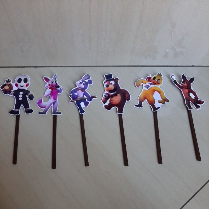 cake topper birthday freddy fazbear freddy nightmare mainan anak freddy fazbear figure freddy fazbea