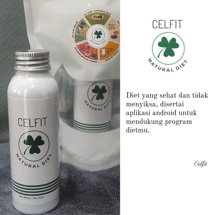 CELFIT Natural Pelangsing Tubuh Ampuh ,Pelangsing Perut ORIGINAL BPOM
