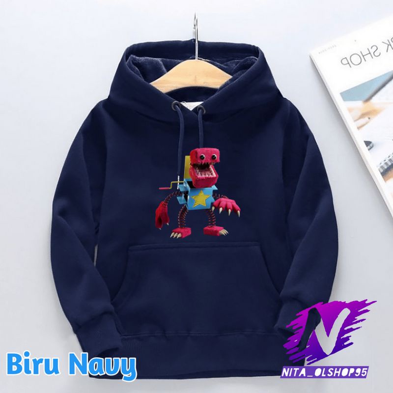 hoodie boxy boo sweater hoodie anak monster poppy playtime boxyboo