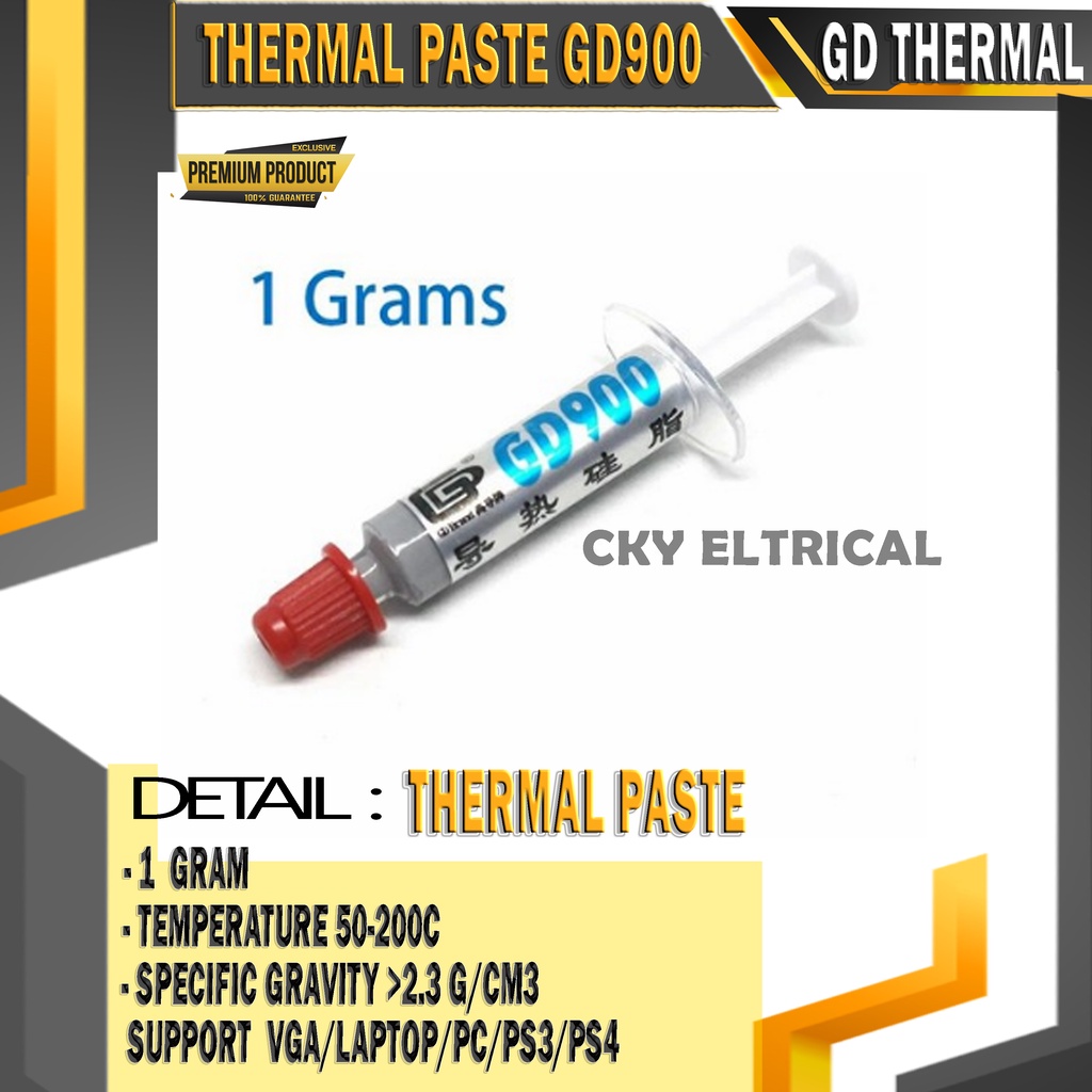 THERMAL PASTE GD900 1GRAM THERMAL PASTE