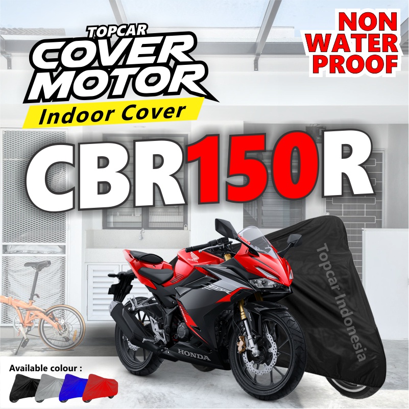 TOPCAR Sarung Motor Honda CBR 150R Sport Laki Cover Motor Indoor Pelindung Jok Cat Hewan Debu Baret