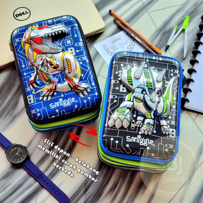 

TEMPAT PENSIL KOTAK PENSIL SMIGGLE ILLUSION TRIPLE HARDTOP PENCIL CASE