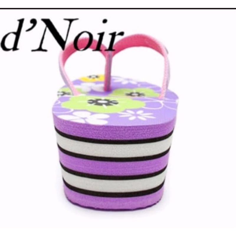 sandal jepit anak perempuan AWG ungu dnoir