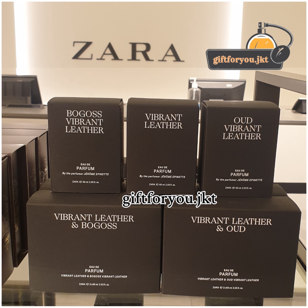 Jual Zara Man Vibrant Leather Parfum Cowok 60 100 ml EDP Eau De Perfume