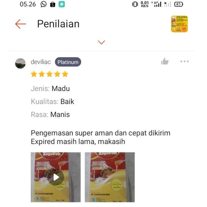 

Zvf99 MADU HUTAN KALIMANTAN ZIYADAH 1KG,100%ASLI(FREE KARDUS + FREGILE) .,.,.,..,