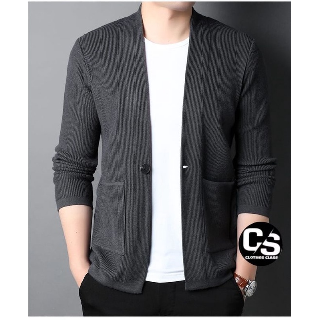 Cardigan Pria Cardigan Rajut Pria Casual Cardigan Slimfit Pria Cotton Rajut Halus Premium