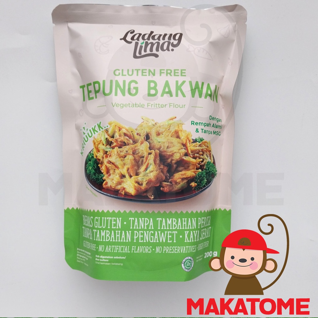 Jual Tepung Bakwan 200gr Ladang Lima 200 Gr Gluten Free Fritter Flour