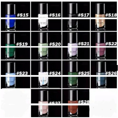 KMN S01-S41 Kutek Halal Bisa Untuk Sholat Bisa Kupas Cat Kuku Peel Off Halal Muslimah kuteks Gliter Pedicure Manicure Nail Polish 8ml