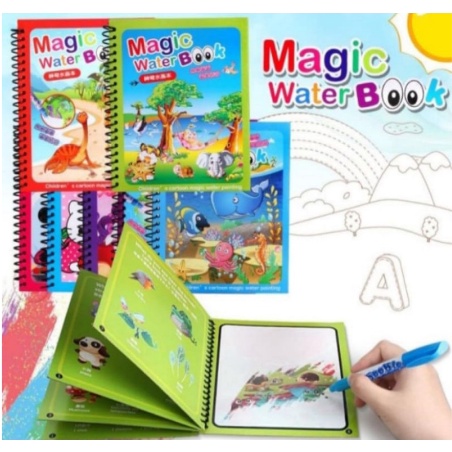

Magic Water Book Buku Gambar Mewarnai