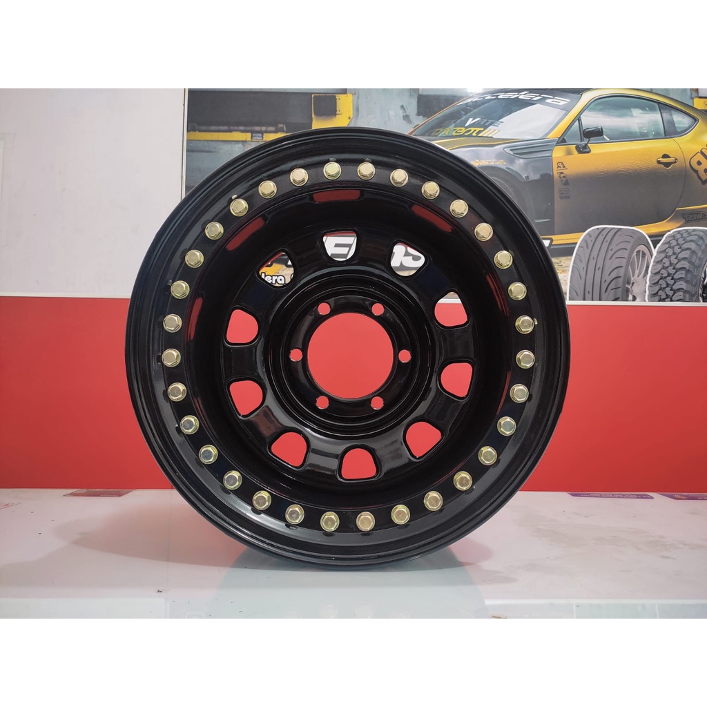 Velg Mobil Blazer, Triton, Strada, Dmax, Pregio, dll Ring 15 HSR BEADLOCK