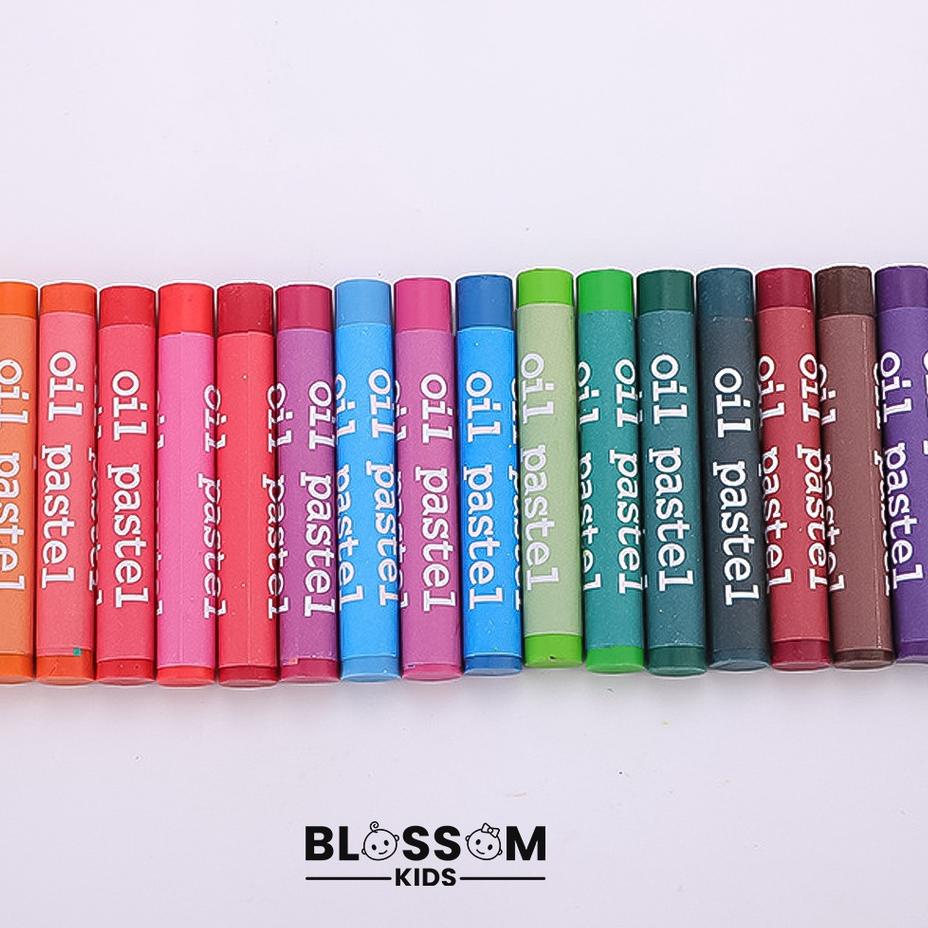 

■»► Alat Lukis Set 208pcs Crayon Oil Paste Krayon Mewarnai Pensil Warna Cair Perlengkapan Tulis Sekolah - Blossom Kids