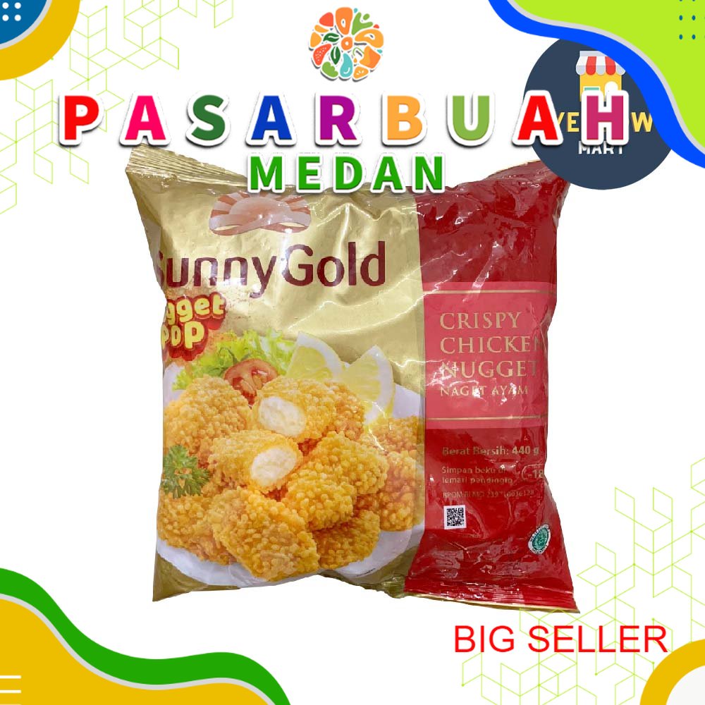 

Sunny Gold Crispy Chicken Nugget Pop 440 Gram (FROZEN FOOD BANDUNG) | PASAR BUAH MEDAN