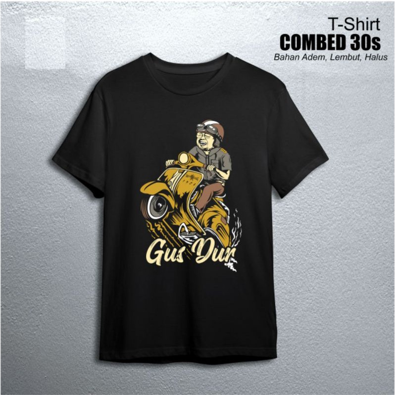 KAOS SANTRI GUSDUR VESPA MURAH