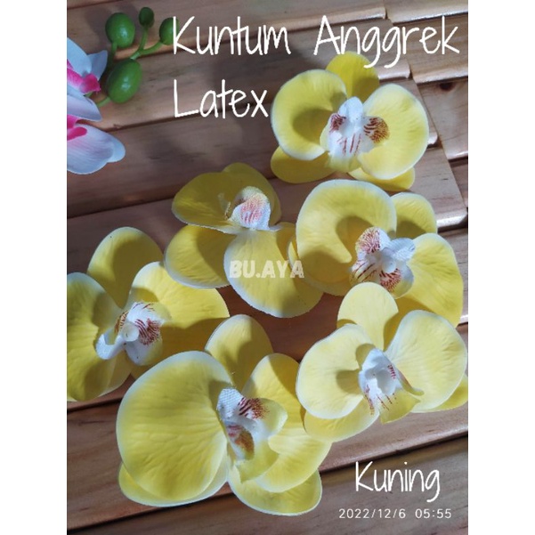 Kuntum Anggrek Latex Bunga Mahar