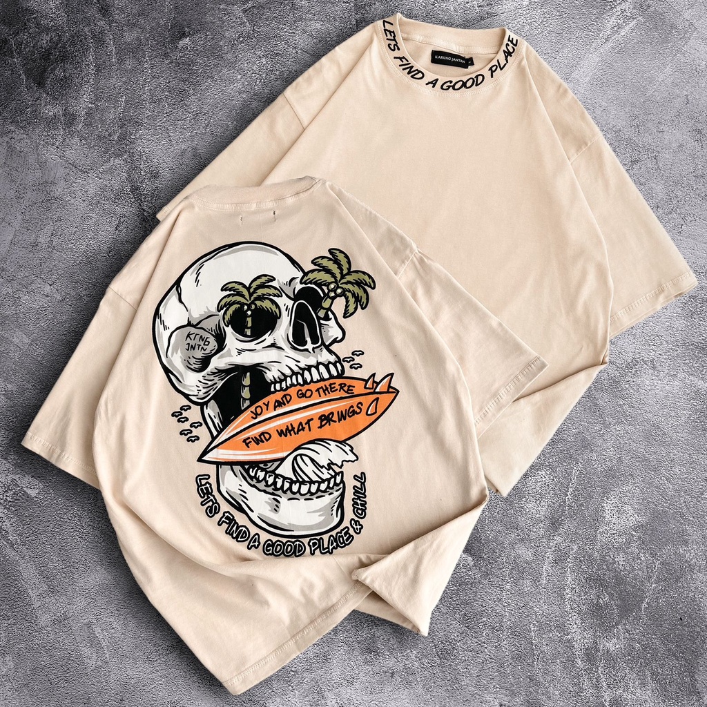 [Oversize] BAJU KAOS OVERSIZE / OVERSIZE T-SHIRT &quot;good place&quot;