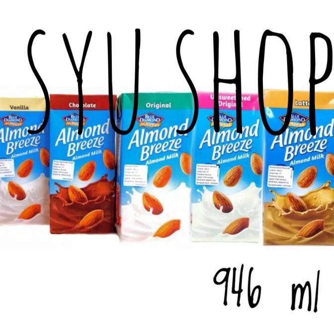 

blue diamond almond breeze 946ml original unsweetened susu almond milk TERLARIS TERPERCAYA ORIGINAL