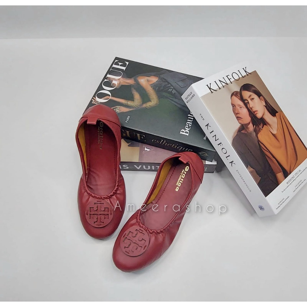 Sepatu Flatshoes ballerina Wanita Roll Laser Gratica AP080