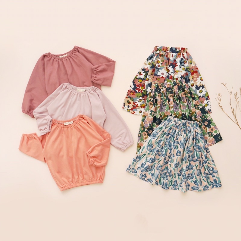 RACHIDKIDS / SETELAN ANAK CEWEK / AMERA LONG SKIRT / CENORA SET