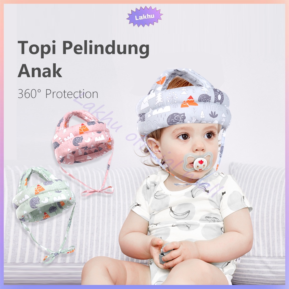 Lakhu Helm bayi pelindung kepala anti bentur/ Topi Pelindung Kepala Bayi / Baby Head Protector