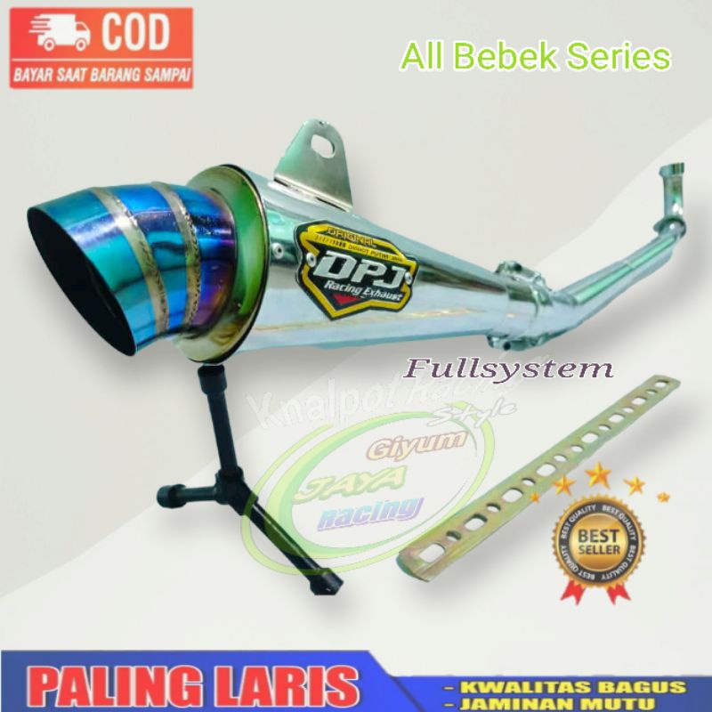 knalpot Racing DPJ motor bebek Jupiter,Supra x,revo,smash dll