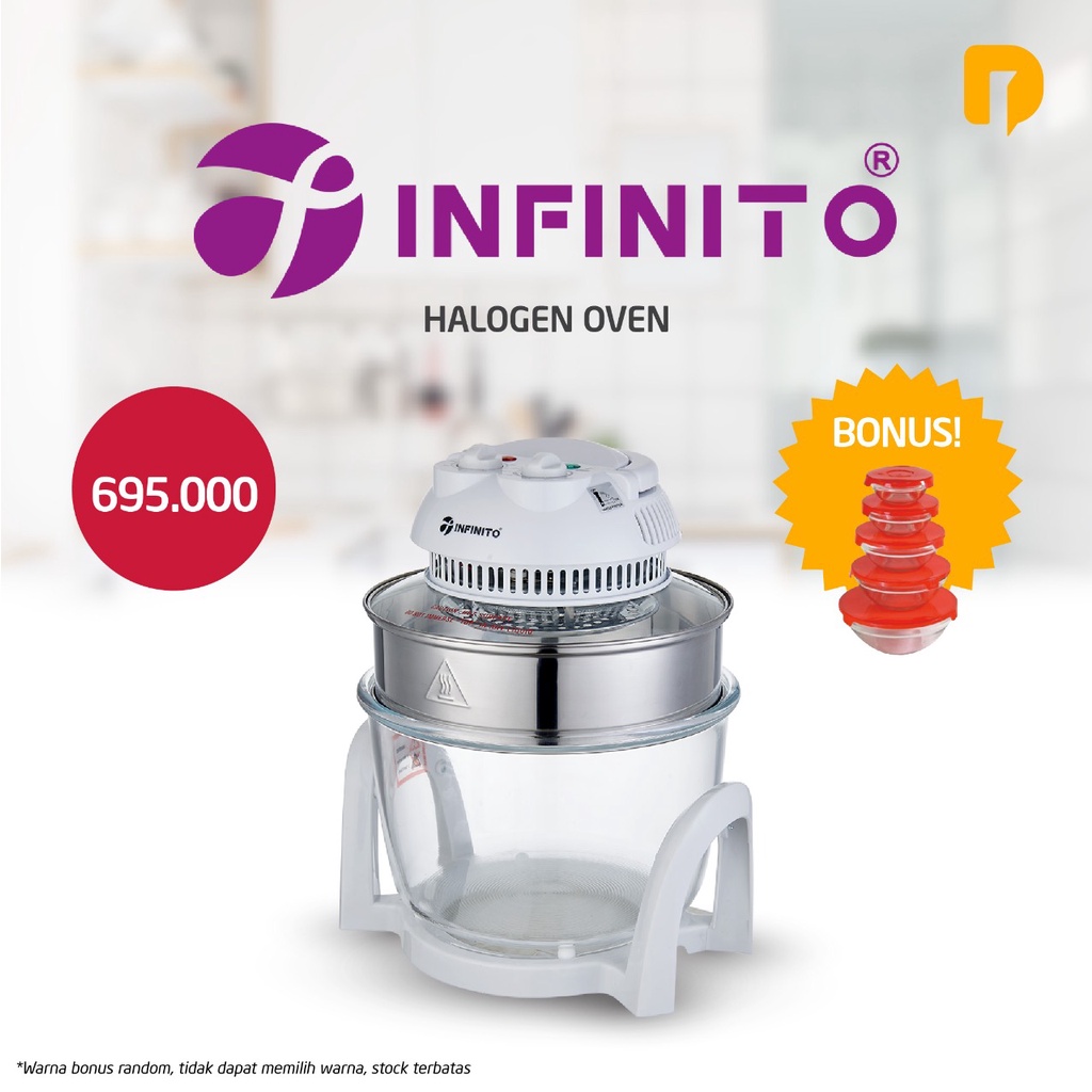 OVEN 7 IN 1 TEMBUS PANDANG (Infinito Halogen Oven)
